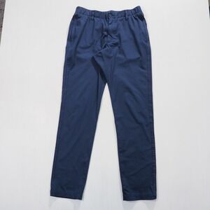 Under Armour Pants Men 32x32 Blue Stretch Performance Golf Athletic Straight Leg